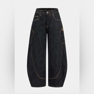 Micas Fitted Barrel Jeans (L)